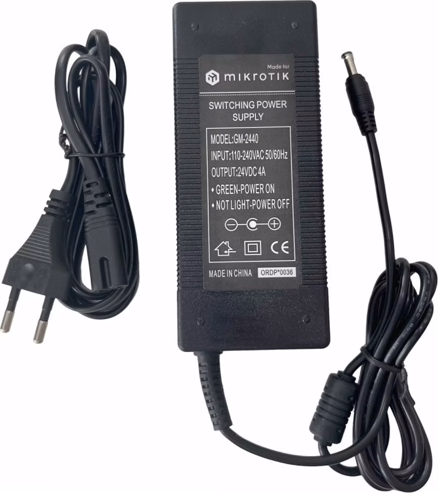 MikroTik GM-2440 napájecí adaptér 24V, 4A, výkon 96W