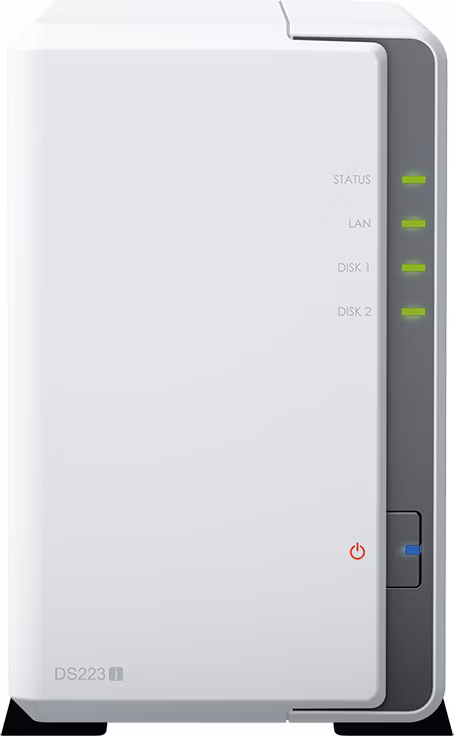 Synology™   DiskStation DS223j   (2x HDD, 4jadro CPU, 1GB RAM,  1xGLAN, 2x USB3.2Gen1)