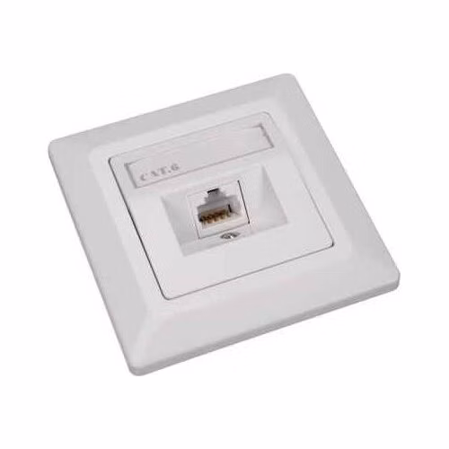 Zásuvka Solarix CAT6 UTP 1 x RJ45 pod omietku biela