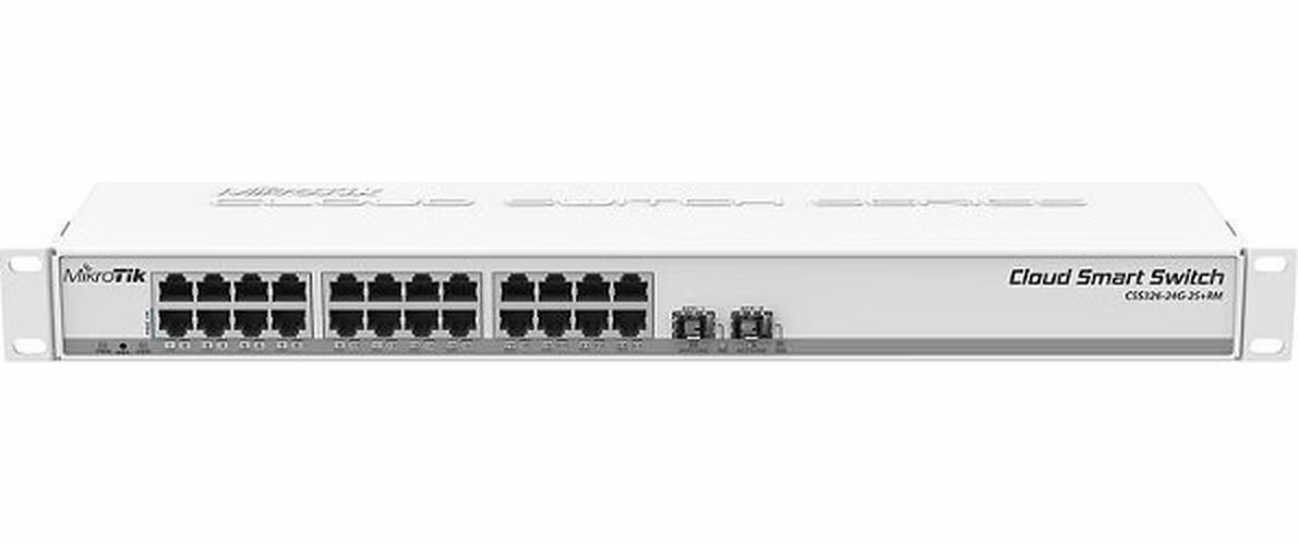 MikroTik Cloud Smart Switch CSS326, 24x GbE, 2x 10Gbit SFP+ port