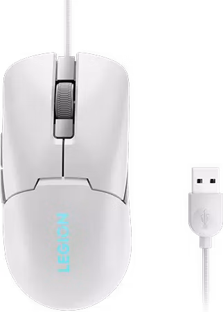 Lenovo Legion M300s RGB Gaming Mouse (White), vystavený, záruka 21 mesiacov