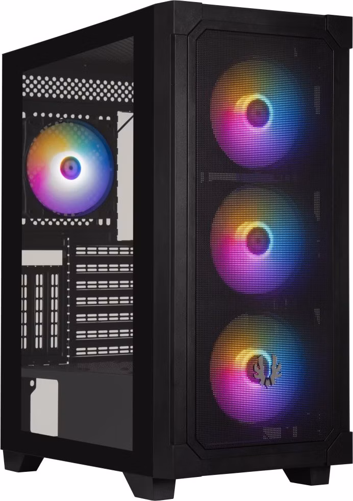 BitFenix skříň Graph ATX / 4x120 mm fan F-RGB / 2xUSB 3.0 / USB 2.0 / černá