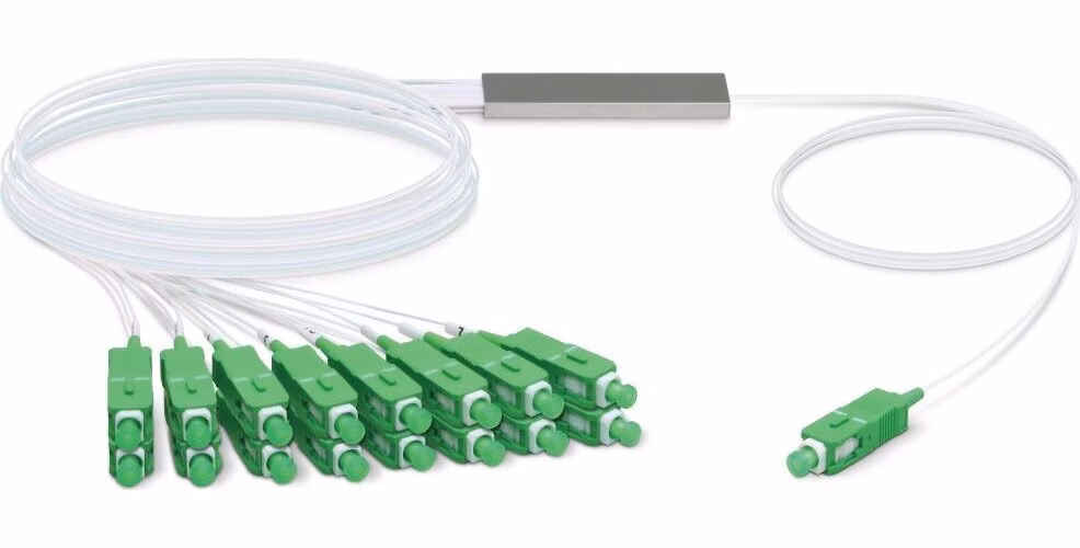 Ubiquiti UFiber Splitter 16 - optický rozbočovač 1:16, 1260-1650 nm, SC/APC konektory, délka 1,5 m