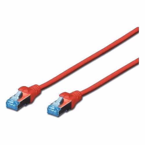 Digitus CAT 5e SF-UTP patch cable, PVC AWG 26/7, length 2 m, color red