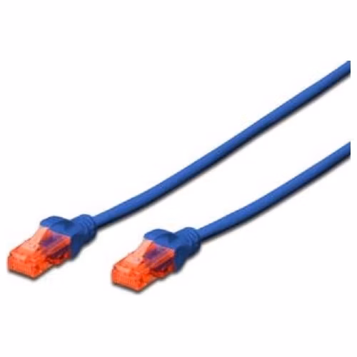 Digitus CAT 6 U-UTP patch cable, Cu, LSZH AWG 26/7, length 3 m, color blue