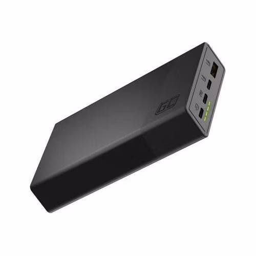 Green Cell Power Bank GC PowerPlay20 20000mAh with fast charging 2x USB Ultra Charge and 2x USB-C Power Delivery 18W