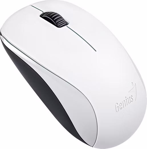 Genius NX-7000/Kancelářská/Optická/1 200 DPI/Bezdrátová USB/Bílá