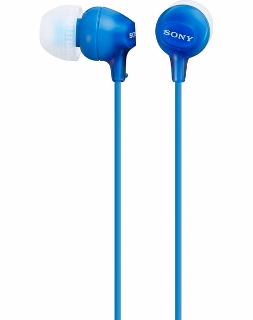 SONY MDR-EX15LP - Sluchátka do uší - Blue
