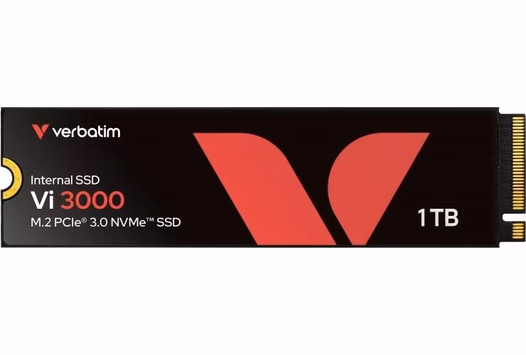 VERBATIM SSD Vi3000 Internal PCIe NVMe M.2 SSD 1TB , W 3000/ R 3300 MB/s