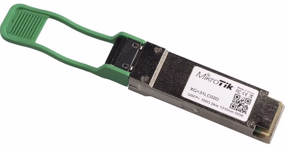 POUŽITÉ - OPRAVENÉ - MikroTik XQ+31LC02D QSFP28 optický modul, SM, 2km, 100Gbps