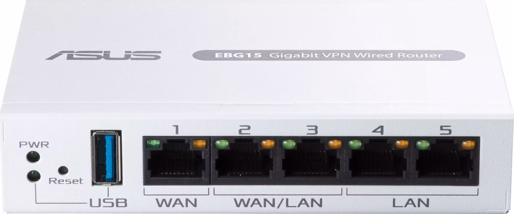 ASUS ExpertWiFi EBG15 Gigabit VPN wired router, Up to 3 WAN ethernet ports + 1 USB WAN
