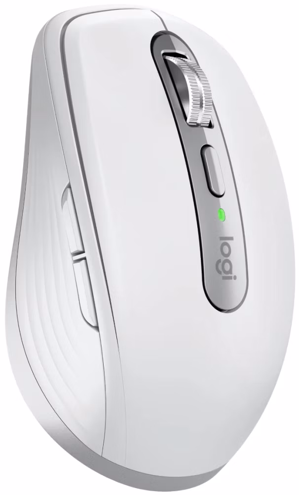 Logitech MX Anywhere 3S for Mac - Bluetooth bezdrôtová myš - bledo šedá
