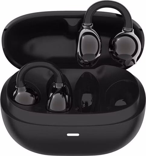 Canyon TWS-14, True Wireless BT slúchadlá za ucho (open-ear-clip), USB-C nabíjanie, nabíjacie puzdro, čierne