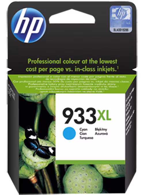 HP Azúrová atramentová kazeta HP 933XL Officejet