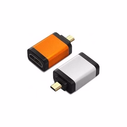 PremiumCord Adapter HDMI Typ A samice - micro HDMI Typ D samec, oranžová