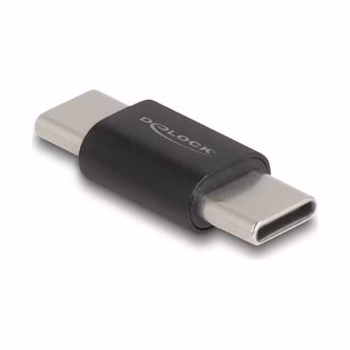 Delock Adaptér SuperSpeed USB 10 Gbps (USB 3.2 Gen 2) USB Type-C™ samec na samec černý
