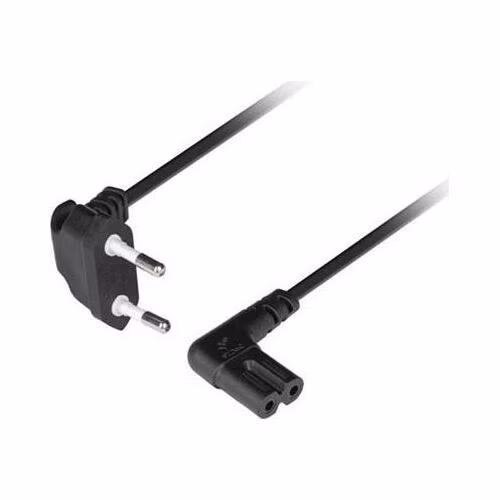 LANBERG CEE 7/16->IEC 320 C7 EURO (RADIO) NAPÁJECÍ KABEL 3M ÚHLOVÝ ENEC ČERNÝ