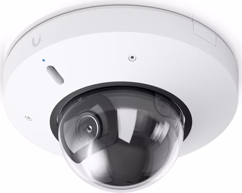 Ubiquiti UniFi G6 Mini Dome - kamera, 8Mpx rozlišení, IR LED, AI detekce, IK08, obousměrné audio, PoE, bílá