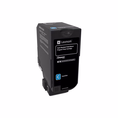 Lexmark CS720, CS725, CX725 Cyan Standard Yield Return Programme Toner Cartridge - 7 000 stran