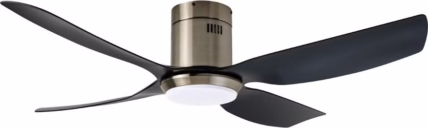 IMMAX NEO LITE PURE SMART LED stropní svítidlo s ventilátorem 24W, Wi-Fi, TUYA, černo-stříbrné