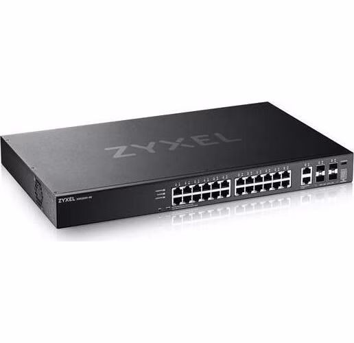 ZyXEL XGS2220-30, L3 Access Switch, 24x1G RJ45 2x10mG RJ45, 4x10G SFP+ Uplink, incl. 1 yr NebulaFlex Pro