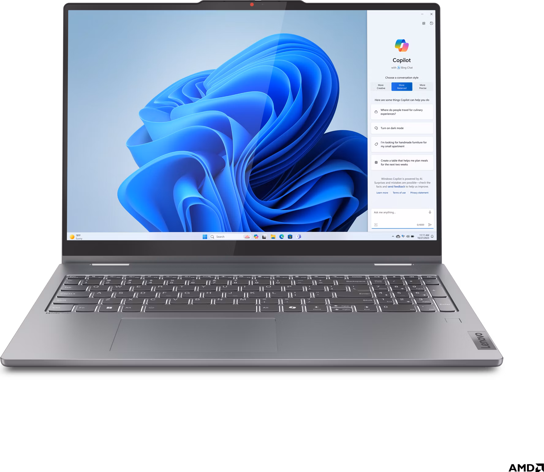Lenovo IdeaPad 5 2v1 16AKP10 Ryzen AI 5 340 16GB 1TB-SSD 16"WUXGA IPS Touch GL IntegRadeon PEN Win11Home Luna Grey