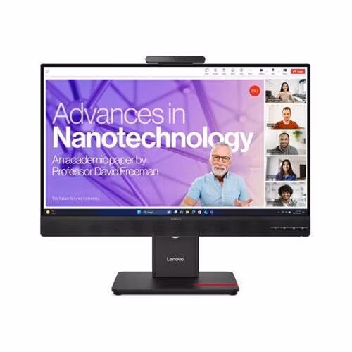 Lenovo LCD T24-4v 23,8" IPS/16:9/1920x1080/6ms/250nits/1500:1/HDMI/DP/USB/USB-C/VGA/Repro/šedá