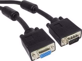 PremiumCord Kabel prodlužovací HQ(Coax) 2x ferrit, SVGA, DDC2, 3xCoax+8žil, 25m