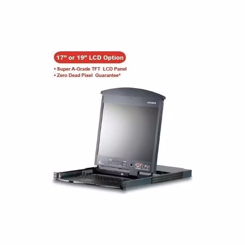 ATEN KVM switch KL-1508AM 8PC KVM 17"LCD CAT5