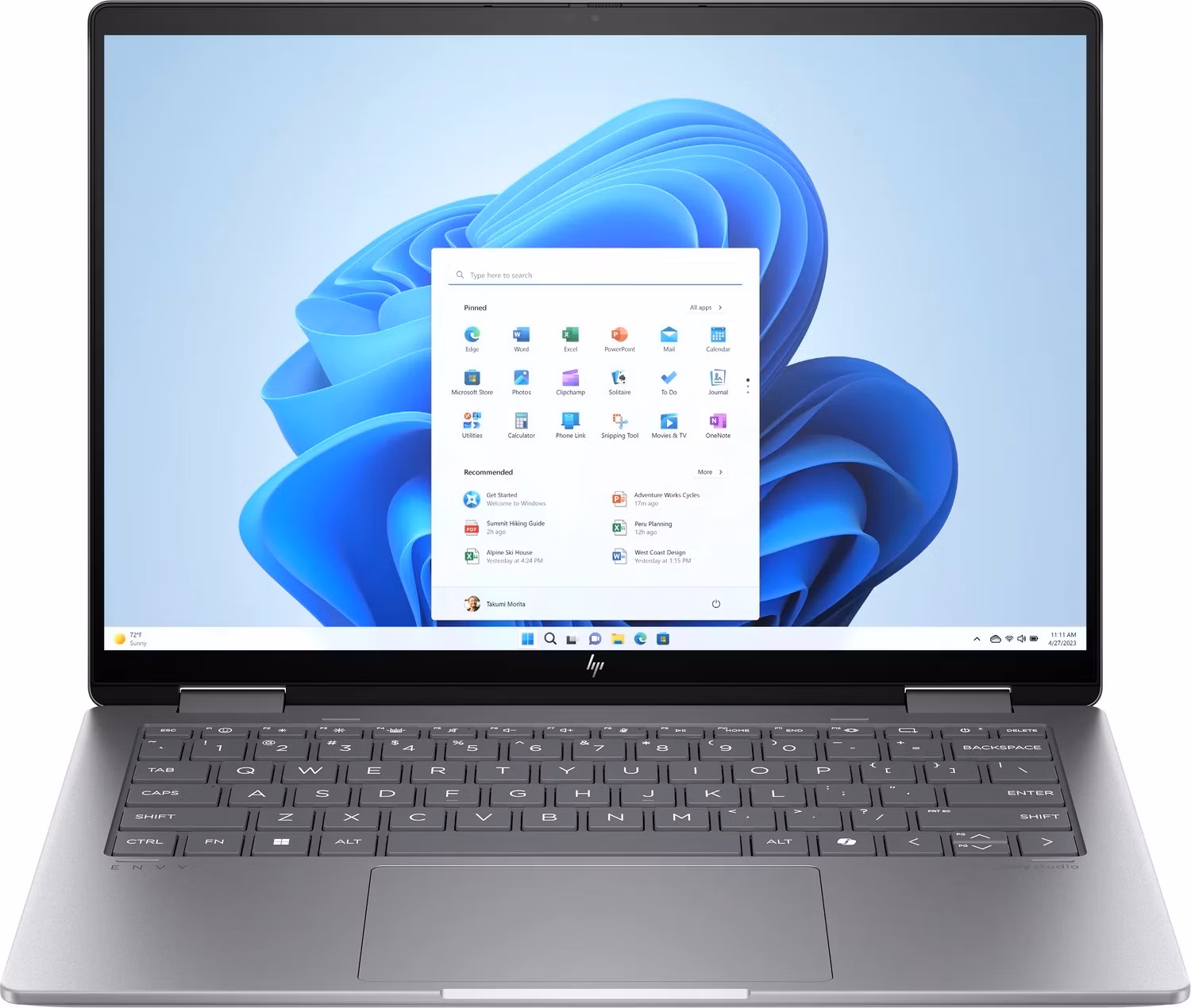 NTB HP ENVY x360 14-fc0000nc, 14" 1920x1200 IPS 400 nits, Ultra 5-125U, 16GB DDR5,Intel Integrated,Win11 H,On-Site