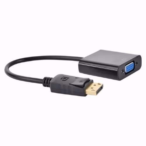 GEMBIRD red. Displayport na VGA, M/F, černá