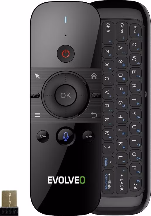 EVOLVEO FlyMotion D1, bezdrátová gyroskopická myš s klávesnicí, USB