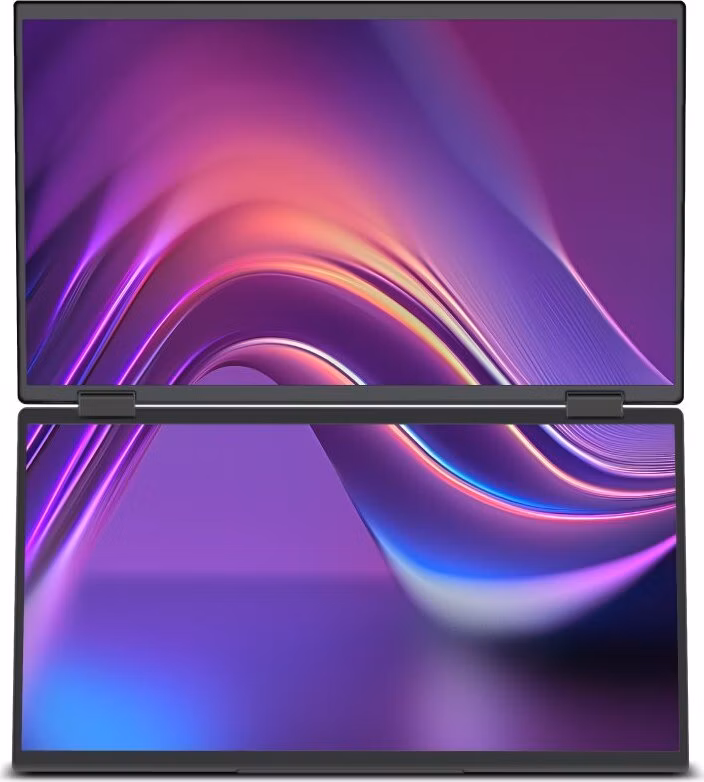 MISURA přenosný duální LED monitor k notebooku 156LYS/ 15,6"/ IPS/ 16:9/ 1920x1080/ HDMI/ USB-C/ černý