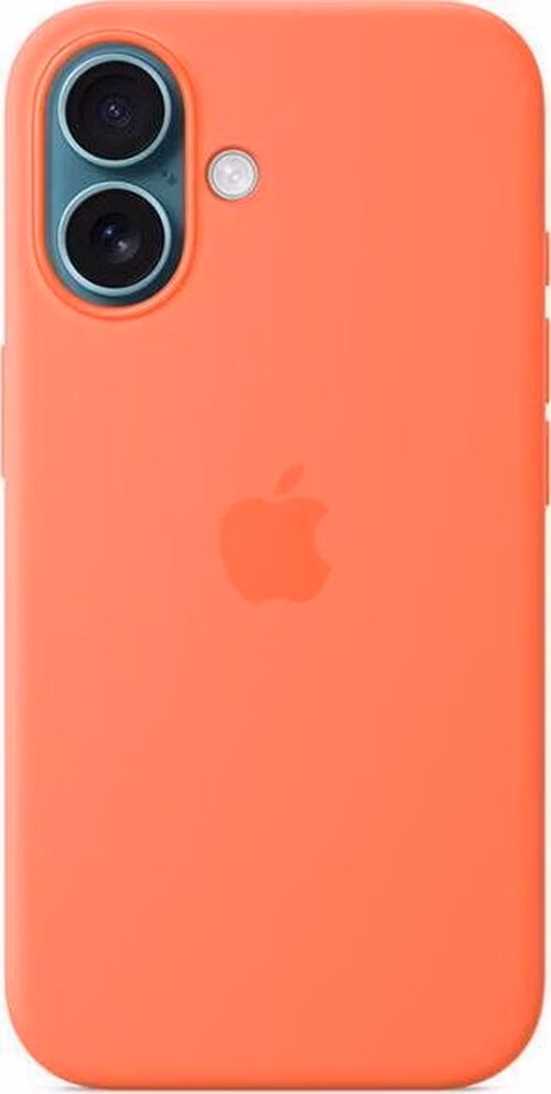 iPhone 16 Silicone Case with MagSafe - Tangerine