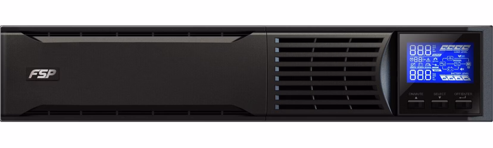 FSP UPS CHAMP 3K rack/tower, 2U, Schuko, 3000 VA/2700 W, online