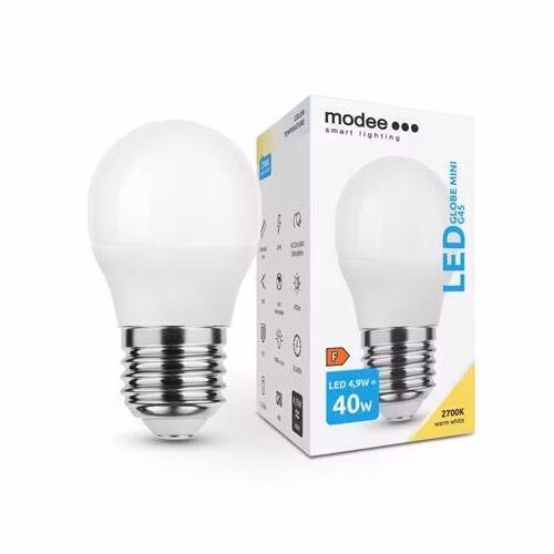 Modee E27 4,9W mini globe LED teplá 2700K
