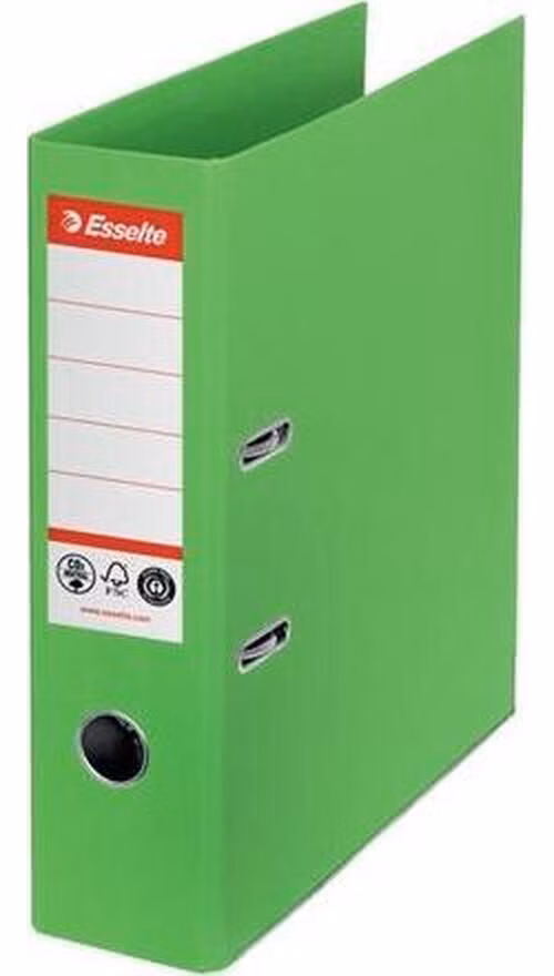 Esselte pákový pořadač No. 1 Co2 neutrální, 75 mm, zelená