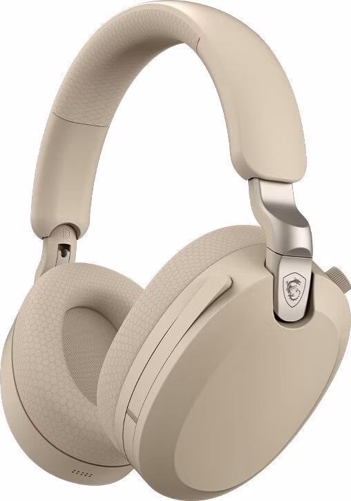 MSI herní headset MAESTRO 500 WIRELESS IVORY/ bezdrátová/ USB-C/ BT5.4/ béžová