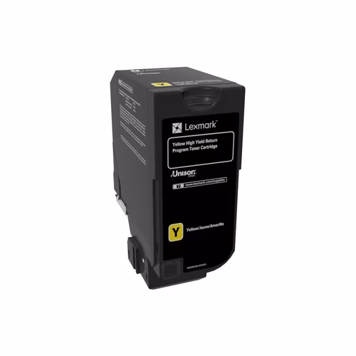 Lexmark CS725 Yellow High Yield Return Programme Toner Cartridge - 12 000 stran