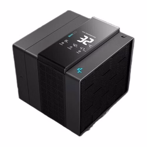 BAZAR DEEPCOOL CPU Chladič ASSASSIN IV VC VISION, 1x120mm, 1x140mm, LGA2066, AM5, černá ROZBALENO