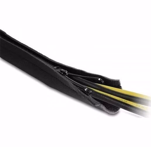 Delock Neoprenové kabelové pouzdro, ohebné, se zipem, 3 m x 100 mm, černé