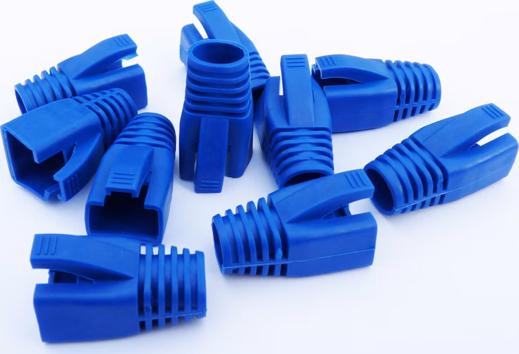 DATACOM krytka pre RJ45 (CAT6A, CAT7) modrý (10ks)