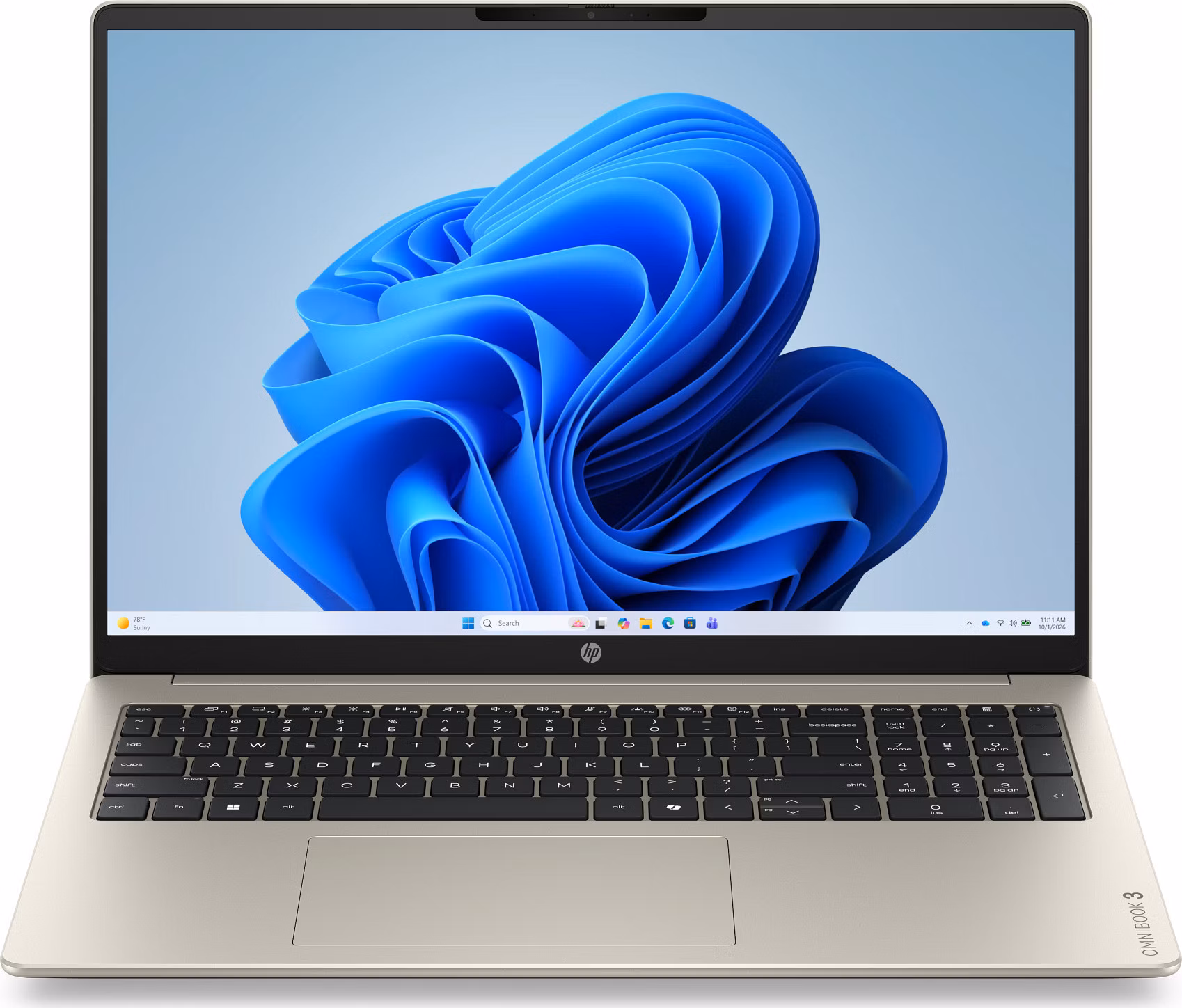 NTB HP OmniBook 3 16-bu0000ncx, Core 3-100U, 16" 1920x1200 IPS, 8GB DDR5, SSD 512GB, Win 11, 2Y Onsite, Xbox Game Pass