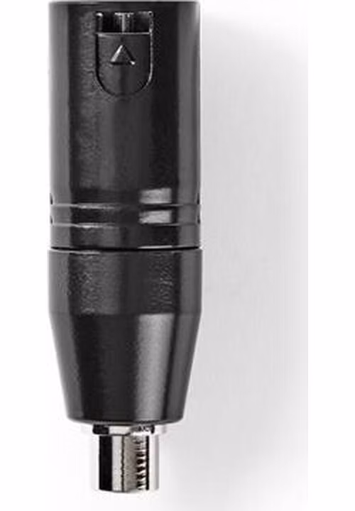 Nedis COTP15930BK - XLR Adaptér | XLR 3kolíková Zástrčka – RCA Zásuvka | 1 Kus | Kovový