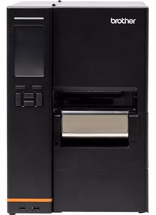 Brother TJ-4422TN (průmyslová termální tiskárna štítků,dotyk.displej,203 dpi, max šířka 104mm), USB, RS232, LAN, 128MB