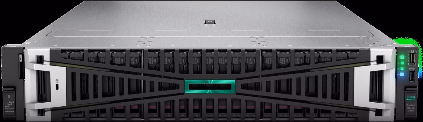HPE PL DL345g11 AMD Epyc 9115 (2.6G/16C) 2x32G (P64985) 2x960G 2x1000W MR416i-p 8LFF 4p1G Arm Smart Choice