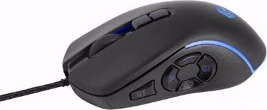 Gembird Myš RAGNAR RX500, podsvícená, 6 tlačítek, 7200DPI, USB, černá