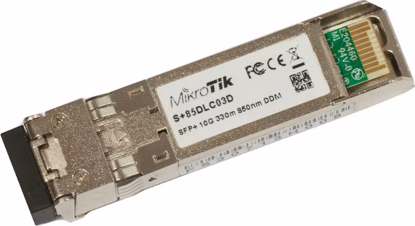 MikroTik S+85DLC03D SFP+ optický modul , MM, 300m, 10G, 850nm