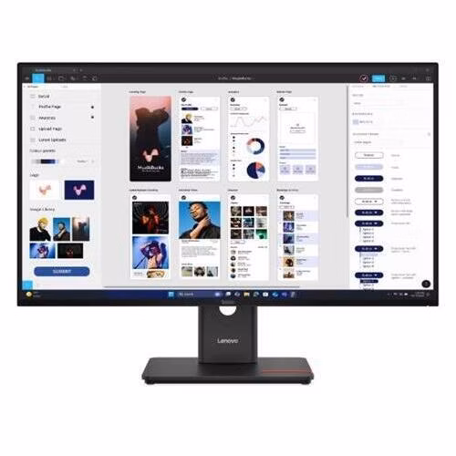Lenovo LCD T32ud-40 31,5" IPS/3840x2160/6ms/350nits/3xUSB-C/3xUSB-A/HDMI/DP/RJ45/Pivot/Výškově nastavitelný/VESA/černá