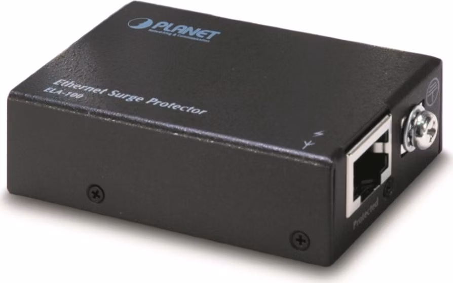 Planet Přepěťová ochrana UTP/FTP vedení, zemnící vodič, 100/1000Mbit,chrání všechny čtyři páry, podpora PoE